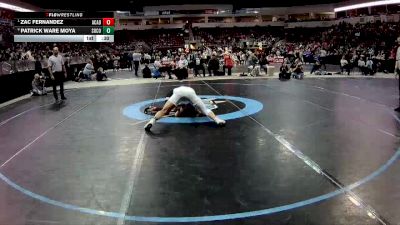 4A 145 lbs 3rd Place Match - Zac Fernandez, Academy vs Patrick Ware Moya, Socorro