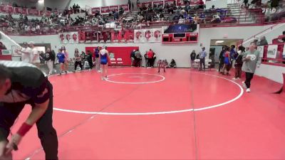 JH 110 lbs Champ. Round 2 - Arrabella Nellis, BIXBY vs Peyton McElfresh, NOBLE