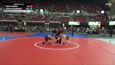 81 lbs Cons. Round 4 - Jaxon Hellebrandt, Bearcats Wrestling Club Helena vs Brody Hedges, CJI Hawks