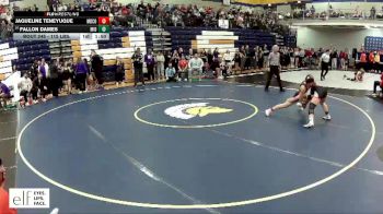 115 lbs. Champ. Round 2 - Jaqueline Teneyuque, McDonald County vs Fallon Dames, Middleburg