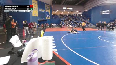 125 lbs Cons. Round 6 - Maya Castrejon, Mountain ViewHS vs Yunuen Ayala, Canon McMillan
