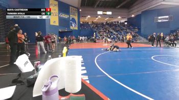 125 lbs Cons. Round 6 - Maya Castrejon, Mountain ViewHS vs Yunuen Ayala, Canon McMillan
