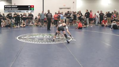 70 lbs Consi Of 16 #2 - Rykker Jessop, MT vs Waylon Worley, FL