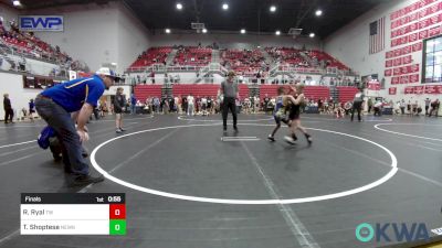 60 lbs Final - Rocco Ryal, Tuttle Wrestling vs Trenton Shoptese, Newkirk Takedown Club