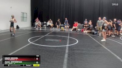 100 lbs Round 5 (8 Team) - Hugh Zimmerman, Dirty Jersey vs Hines Kromel, Dayton Bandits