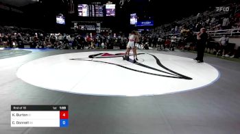 126 lbs Rnd Of 16 - Kolter Burton, Idaho vs Cash Donnell, Oklahoma