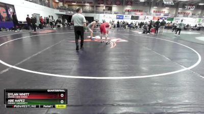 165 lbs Quarterfinal - Dylan Whitt, Grand View (Iowa) vs Abe Hafez, Midway University