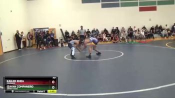 127 lbs Semifinal - Kailer Rhea, Durango vs Izayah Companero, Sierra Vista