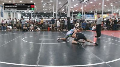 162 lbs Rr Rnd 2 - Evan Shepard, Outlaws - HSC vs Cole Trzeciak, GT Kombat - HSC