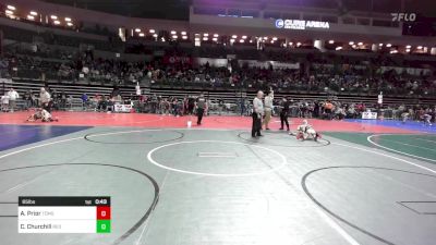 65 lbs Round Of 32 - Aiden Prior, Toms River vs Christian Churchill, Red Nose