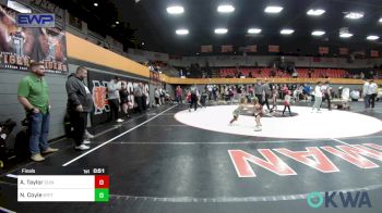 49 lbs Final - Ayden Taylor, Clinton Youth Wrestling vs Nixon Coyle, Standfast