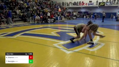 108 lbs Round Of 32 - Kamden Stamm, Chartiers-Houston vs Thomas Naviglia, Highlands