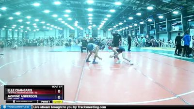 104 lbs Rd# 9- 11:30am Saturday - Jasmine Anderson, Iowa Ladies vs Elle Changaris, Tri State Training Center