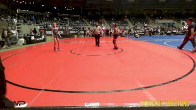 82 lbs Consi Of 16 #2 - Kinsley Kaulaity, Chickasha Youth Wrestling vs Avery Gill, Beatrice Wrestling Club