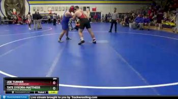285 lbs Cons. Round 3 - Tate Sykora-Matthess, Cedar Rapids Washington vs Joe Turner, Assumption, Davenport