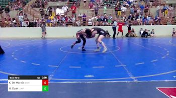 160 lbs Quarterfinal - Kayo De Morais, Georgia vs Hunter Cook, Lumpkin County Wresting