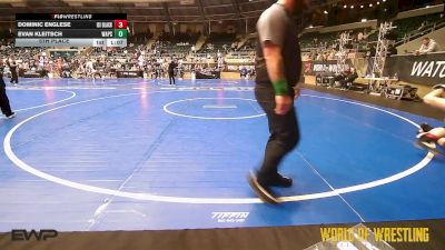 145 lbs 5th Place - Dominic Englese, ISI WRESTLING CLUB vs Evan Kleitsch, Wapsie Valley
