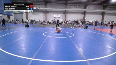 138 lbs Rr Rnd 2 - Mason Whitney, Mat Assassins Black - HS vs Cael Dutton, Immortals - HS