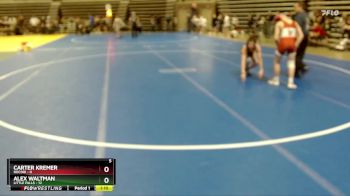 115 lbs Finals (8 Team) - Alex Waltman, Little Falls vs Carter Kremer, Rocori