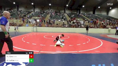 73 lbs Semifinal - Christian Cory, Level Up Wrestling Center vs Edward LaFoe, Roundtree Wrestling Academy