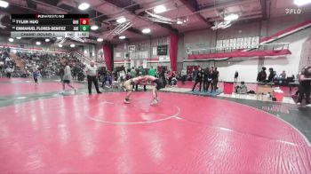 126 lbs Champ. Round 1 - Tyler Huo, Burbank vs Emmanuel Flores-Benitez, Adelanto