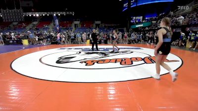 100 lbs Quarters - Jaclyn Bouzakis, PA vs Dilynn Albrecht, WI