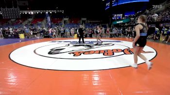 100 lbs Quarters - Jaclyn Bouzakis, PA vs Dilynn Albrecht, WI