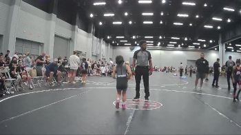 52 lbs Round 4 (8 Team) - Kaleb Millz, Backyard Brawlers Gold vs Alaina Saavedra, Top Rank