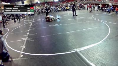 140 lbs Cons. Round 5 - Caeden Massa, Lincoln Squires Wrestling Club vs Denny Reynolds, Logan View Youth Wrestling