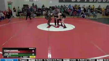 132 lbs Round 3 - Josh Draskovic, Scottsboro vs Ethan Mandigo, Evangel Christian Academy