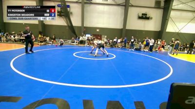 138 lbs Cons. Sub-quarters - Ty Petersen, East Idaho Elite vs Kingston Meadors, Newberg High School Wrestling
