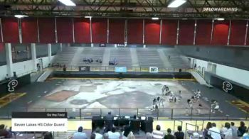 Seven Lakes HS Color Guard at 2021 TCGC Color Guard Area Finale - South