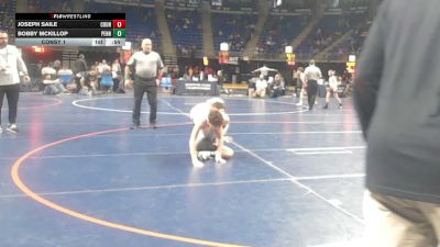 85 lbs Consy 1 - Joseph Saile, Council Rock North vs Bobby Mckillop, Penn Trafford