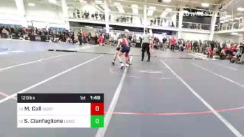 120 lbs Consi Of 8 #2 - Matt Call, North Middlesex vs Samson Cianfaglione, Longmeadow