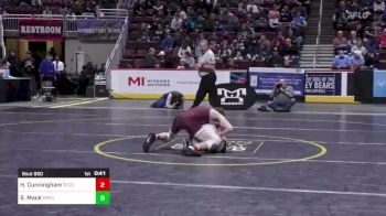 127 lbs 5th Place - Hayden Cunningham, State College vs Seamus Mack, Hempfield