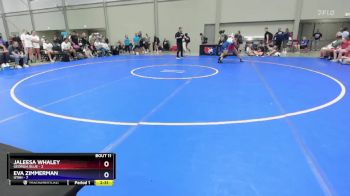 105 lbs Round 3 (8 Team) - Jaleesa Whaley, Georgia Blue vs Eva Zimmerman, Utah