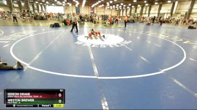 52 lbs Rd# 9- 2:15pm Saturday Final Pool - Gideon Drane, Great Neck WC National Team vs Weston Brewer, Mile High