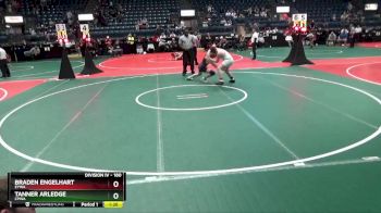 180 lbs Quarterfinal - Braden Engelhart, EYWA vs Tanner Arledge, CPWA