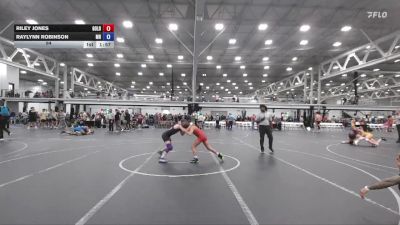 84 lbs Round 5 (6 Team) - Riley Jones, All I See Is Gold Academy vs RayLynn Robinson, Miami Hawks