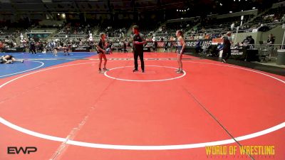 83 lbs Rr Rnd 5 - Jaelyn Anderson, Nebraska Wrestling Academy 2 vs Della Howell, Henryetta Knights Wrestling Club