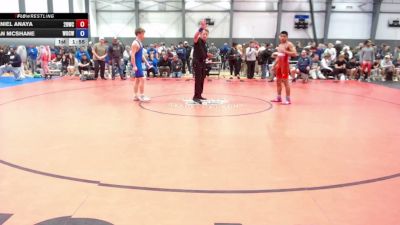 138 lbs Cons. Rd Of 16 - Nathaniel Anaya, 208 Badgers Wrestling Club vs Keagan McShane, Warriors Of Christ - WOC