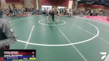 92 lbs Round 2 - Tyson Crowsey, Apex Grappling Academy vs Samuel Rechtfertig, Salado Wrestling Club