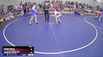 157 lbs Champ. Round 2 - Tyler Wells, Century High School vs Kamdyn Wardlaw, Cornerstone Mat Club