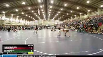 110 lbs Semis & Wb (16 Team) - Madden Jensen, Team Montana vs Mason Redd, Utah Green