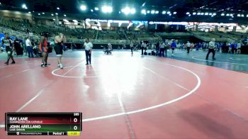 285 lbs Champ. Round 3 - RAY LANE, Clearwater Cen Catholic vs John Arellano, Lake Gibson