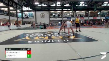 162-169 lbs Cons. Semi - NICK CHESHIER, Relentless vs Zac Ritter, Unattached