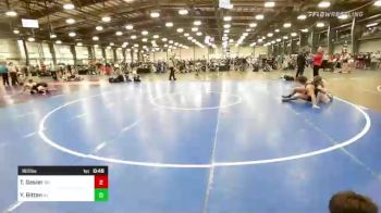 160 lbs Consi Of 32 #1 - Tate Gesier, OH vs Yehuda Bitton, NY