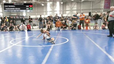 45 lbs Cons. Semis - Colt Russell, Sandpoint Legacy Wrestling Club vs Alexander Neaga, Askeo International Mat Club