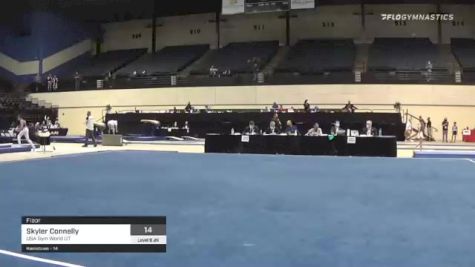 Skyler Connelly - Floor, USA Gym World UT - 2021 USA Gymnastics Development Program National Championships