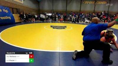 218 lbs Round Of 16 - Harry Maltese, Fairfax (VA) vs Jonny Slaper, St. Edward (OH)